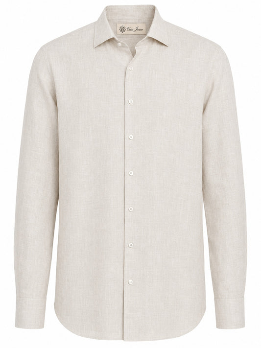 Camisa Linho Manga Longa Premium