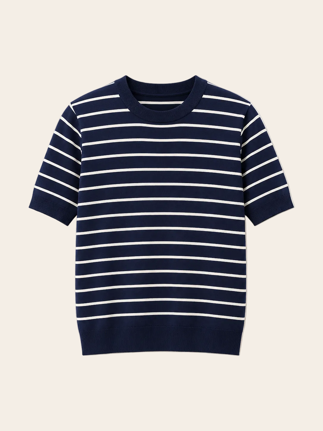 Blusa tricô listrada
