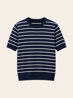 Blusa tricô listrada