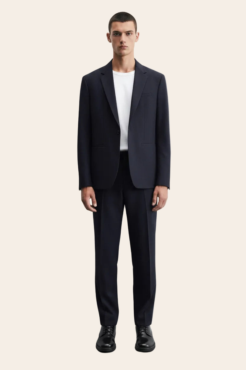 Calça de Traje com Lã
