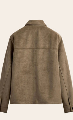 Jaqueta Efeito Suede Premium